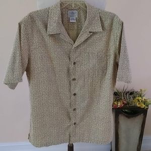 L.L. Bean Camp Shirt Button Down Size Medium